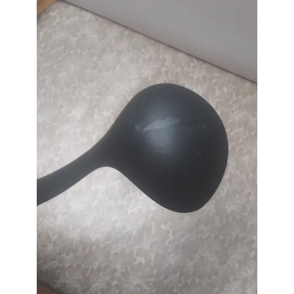 KitchenAid Ladle Server Spoon Large Oval Black Heat-Resistant deep 12
